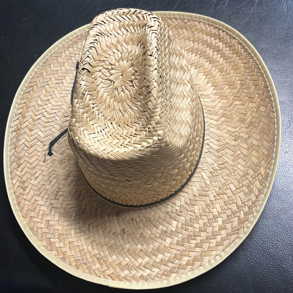 Western Straw Hat Men’s One Size. Made in Mexico. EUC.